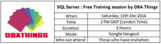 SQL DBA Training Session 2