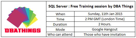 SQL DBA Training Session 4