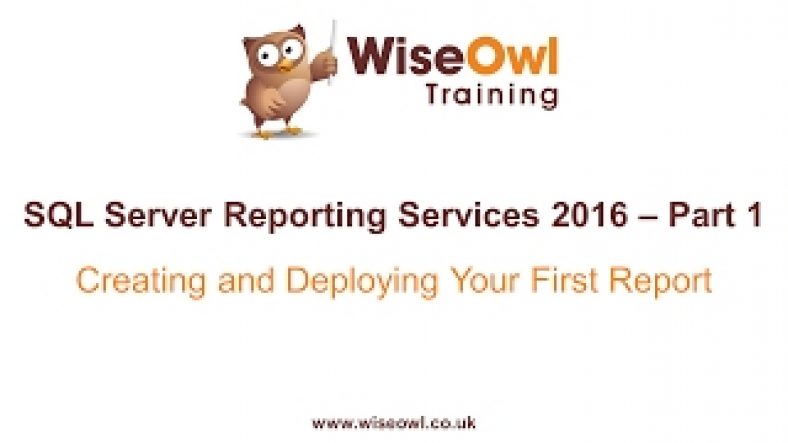 Sql Server Reporting Services Tutorial | SSRS 2016 Part 1 – Creating and Deploying Your First Report