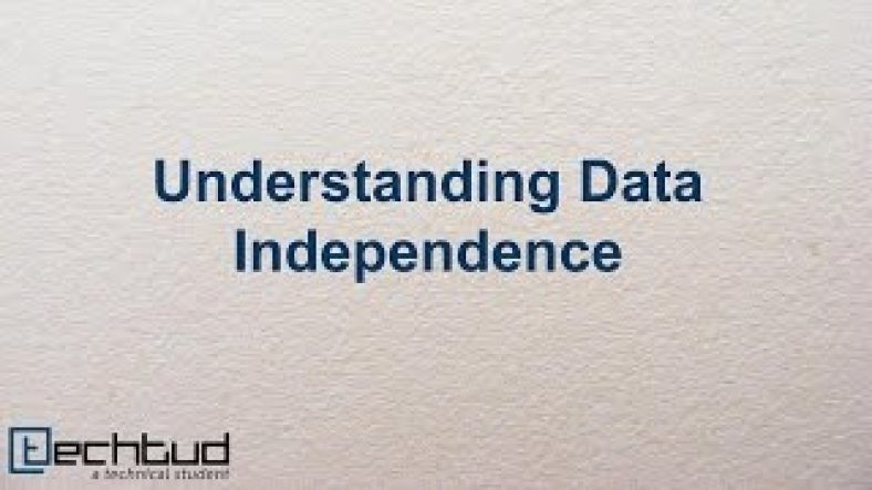 database independence | Data Independence | Database Management System
