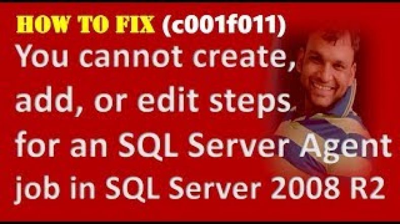 Sql Server Agent Error Creating A New Session