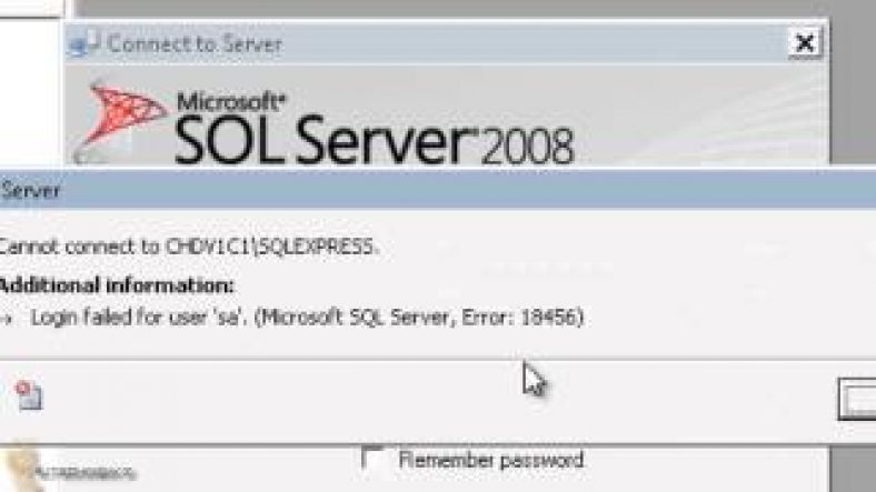 sql server login failed for user | Microsoft SQL Server Error 18456 Login Failed for User