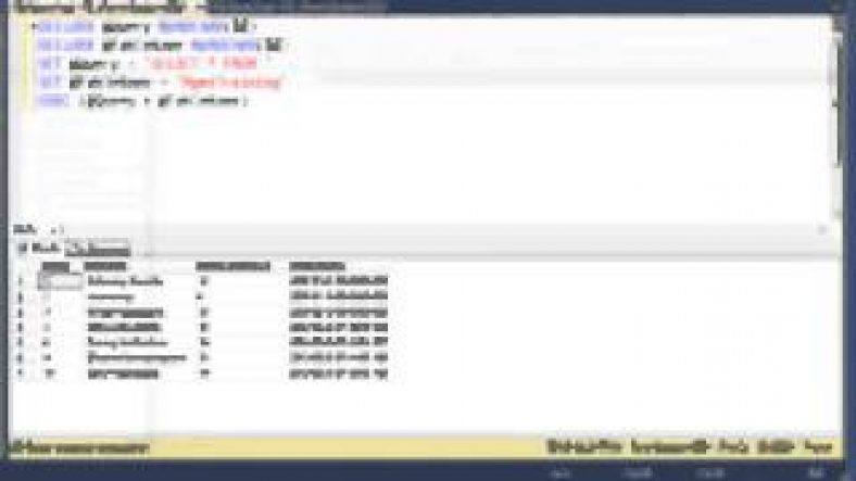 sql server join exec | SQL 2012 EXEC Dynamic SQL Lab 3.1