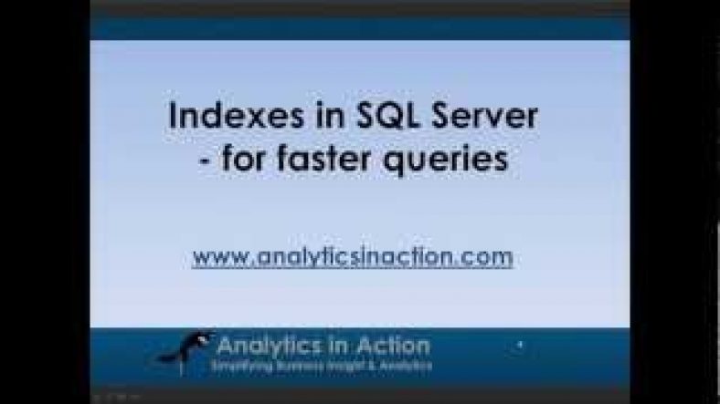 index performance sql server