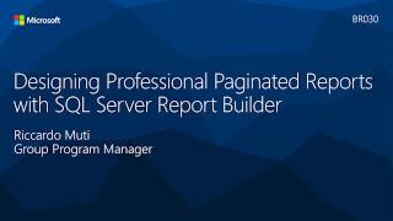 Sql Server Reporting Services Report Builder Not Showing | Designing Professional Paginated Reports with SQL Server Report Builder