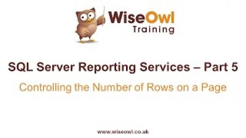 Sql Server Reporting Services Version Numbers | Reporting Services (SSRS) Part 5 – Controlling the number of rows per page